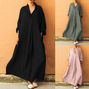 Bohemian Loose Waist Women Dress